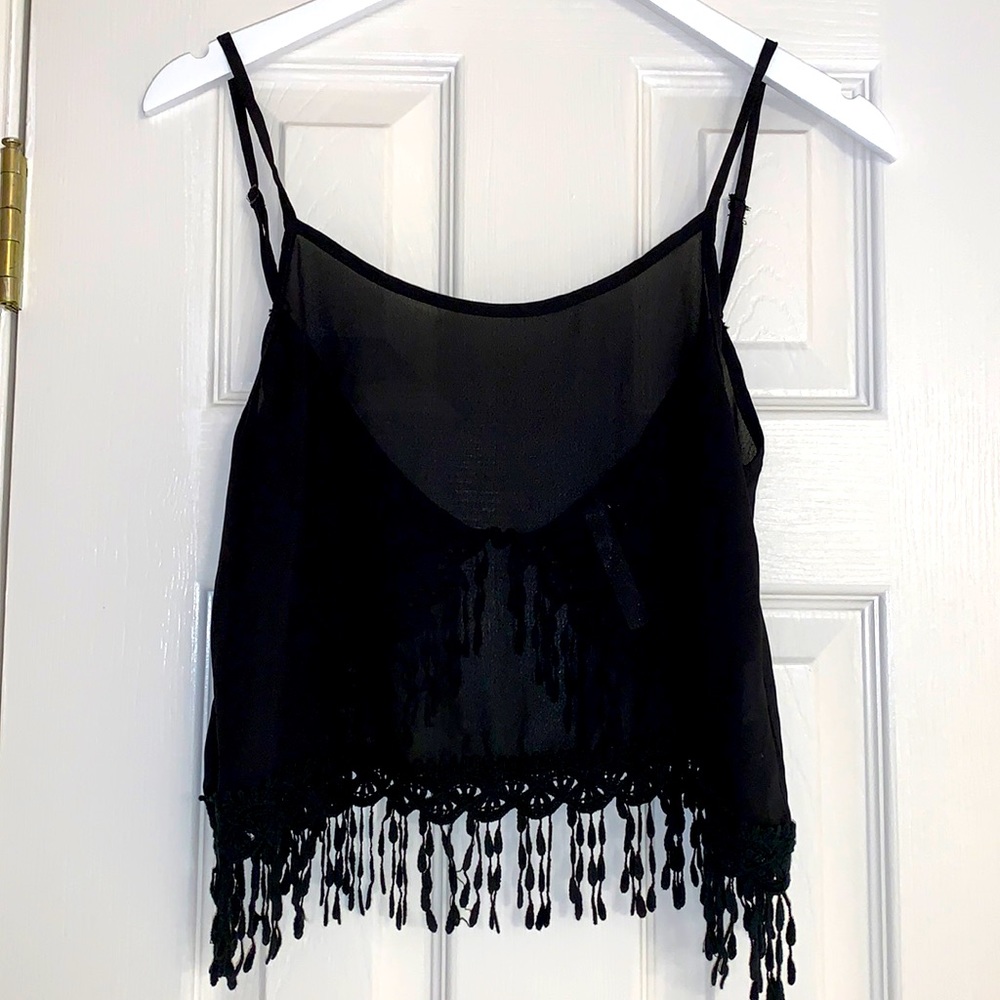 Sheer Black Tank
